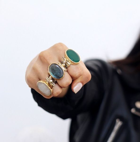 Bague Canyon Bague Argent Carré Bague Canyon Reversible Bague