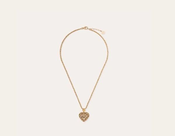 Collier Gas Coracao pm bicolore