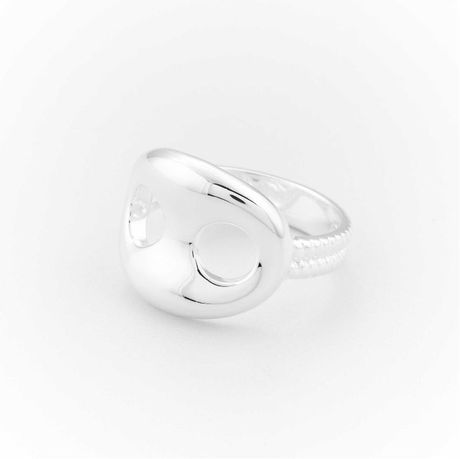 Bague en Argent Canyon Ezia Grain de café