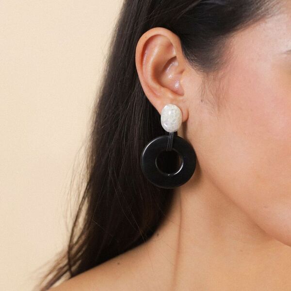 Boucles d'oreilles Nature Volcan dormeuses Hiver 2025