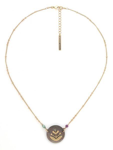 Collier Franck Herval Celinda pendentif nacre Hiver 2025