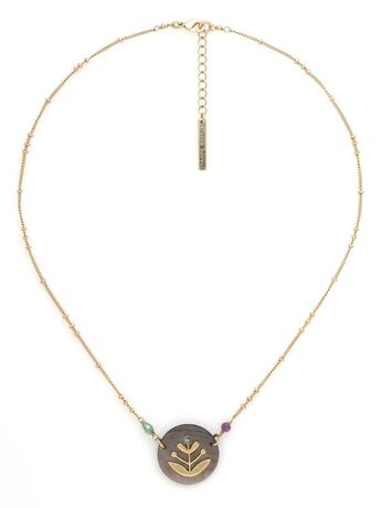 Collier Franck Herval Celinda pendentif nacre Hiver 2025