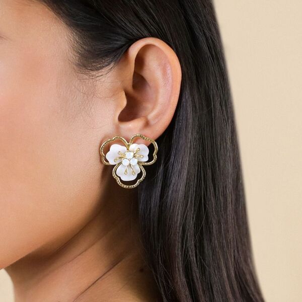 Boucles d'oreilles Franck Herval clip Lisette Hiver 2025