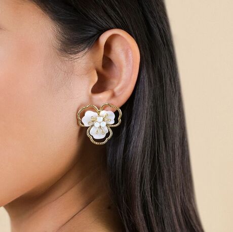 Boucles d'oreilles Franck Herval clip Lisette Hiver 2025