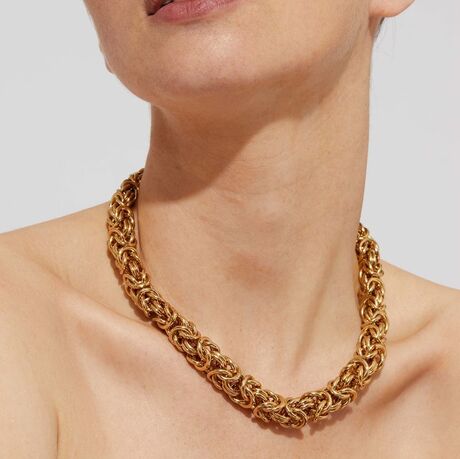 Collier Gas Claude doré