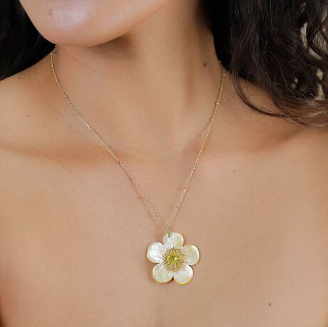 Collier Franck Herval Goldie mi-long