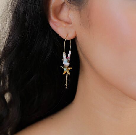 Boucles d'oreilles Franck Herval Summer créoles