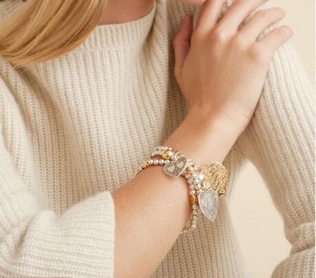 Bracelet Gas Merlin Love bicolore