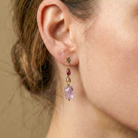 Boucles d'oreilles Nature Belle de nuit hiver 2026