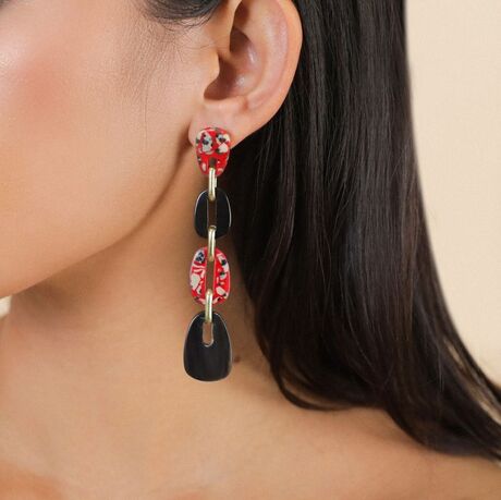 Boucles d'oreilles Nature Sicilia longues Hiver 2025