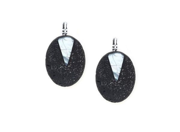 Boucles d'oreilles Nature Volcan dormeuses Hiver 2025