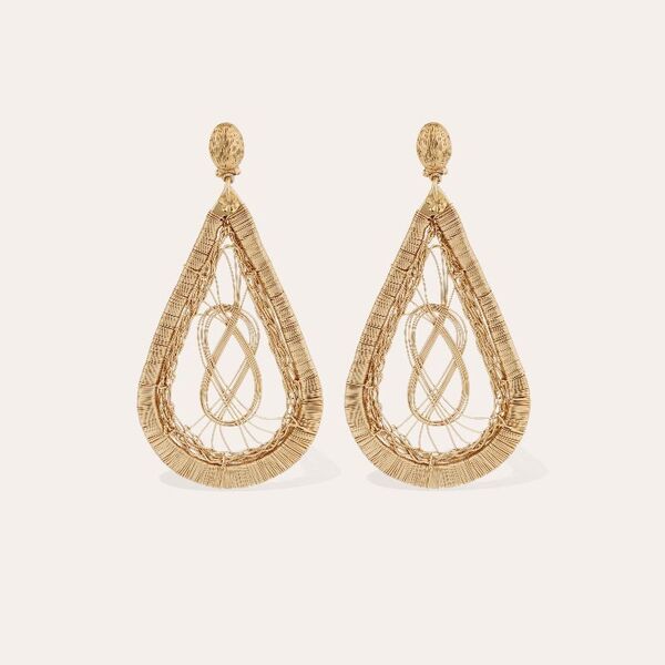 Boucles d'oreilles Gas Tojo Filéa dorées