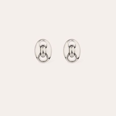 Boucles d'oreilles Gas puces Cophea mini argentées