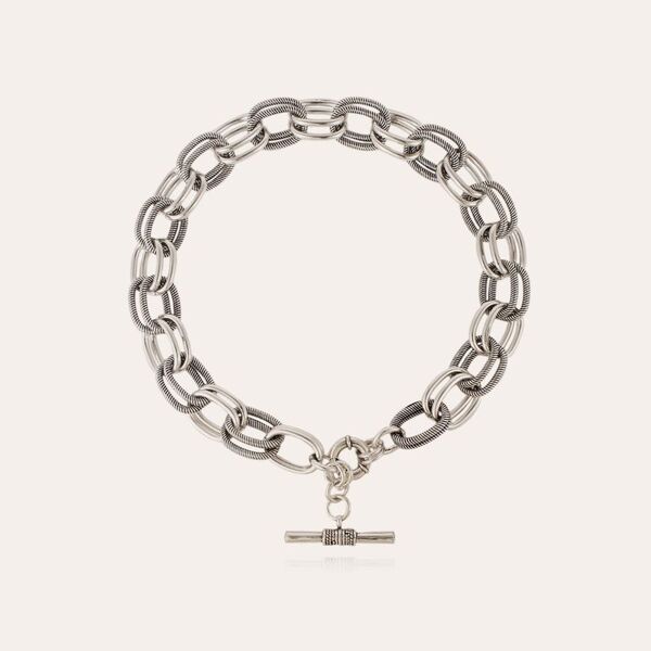 Collier Gas Bell Métal argenté