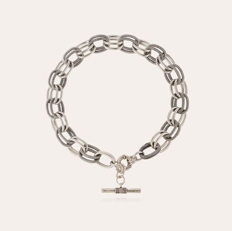 Collier Gas Bell Métal argenté
