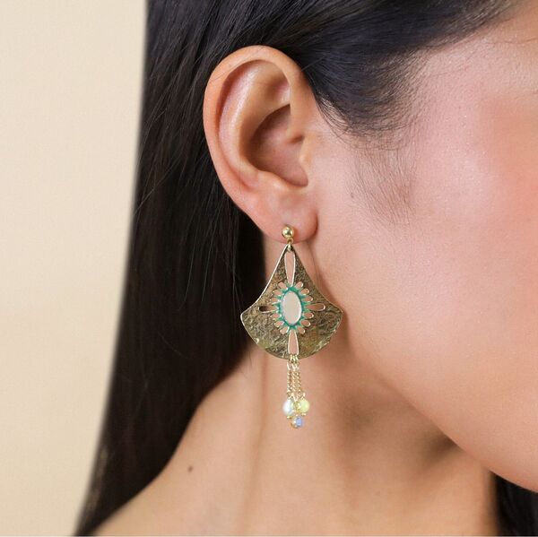 Boucles d'oreilles Franck Herval Zelie 3 pampilles Hiver 2025
