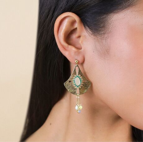 Boucles d'oreilles Franck Herval Zelie 3 pampilles Hiver 2025