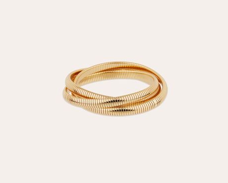 Bracelet Gas Infinity trois rangs pm doré