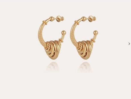 Boucles d'oreilles Gas Créoles Maranzana pm dorées