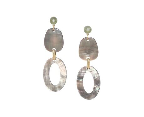 Boucles d'oreilles Nature Fluorite Eté 2026
