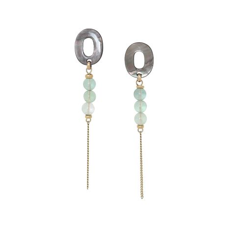 Boucles d'oreilles Nature Fluorite Eté 2026