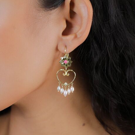 Boucles d'oreilles Franck Herval Jeanne dormeuses