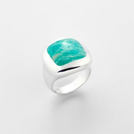Bague Argent Canyon Amazonite