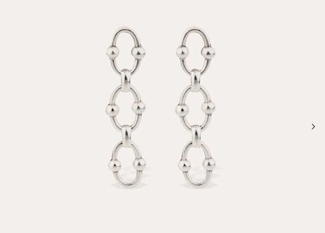 Boucles d'oreilles Gas Rivage mini argentées