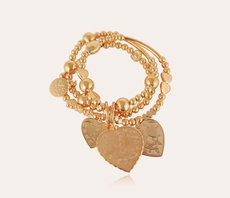 Bracelet Gas Merlin Love doré