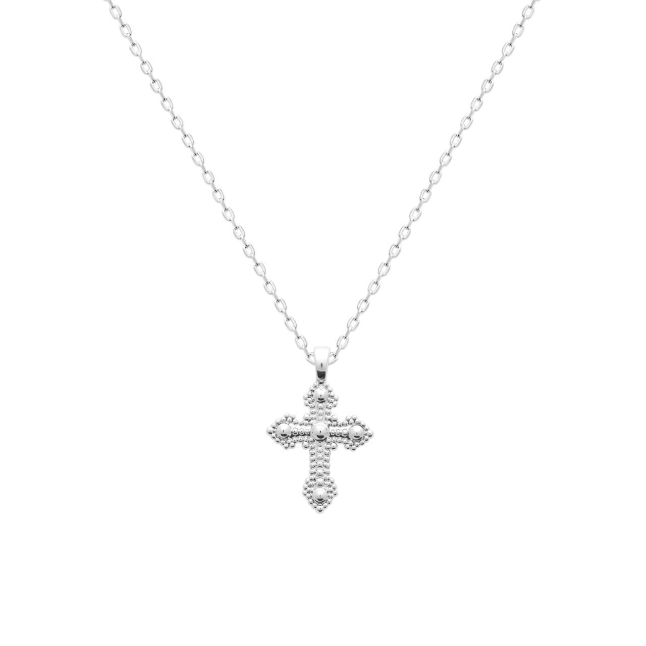 Pendentif Croix En Argent 925 - 26x16 Mm - Marque Tata Gisèle - Neuf Avec étiquettes