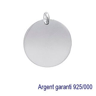 Médaille ronde argent