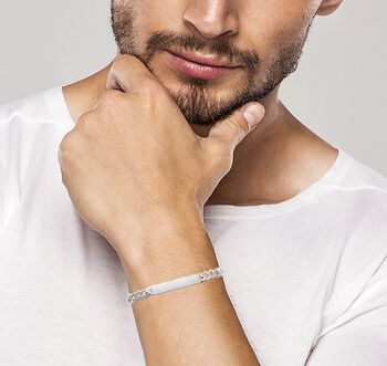 Gourmette argent 8mm