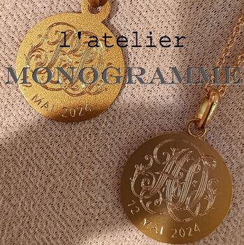 Médaille ronde massive