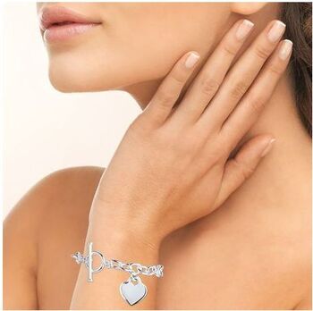 Bracelet maille coeur