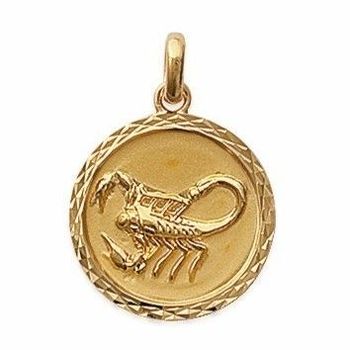 Achat Médaille zodiaque Capricorne en or jaune Achat Médaille zodiaque Capricorne en or jaune