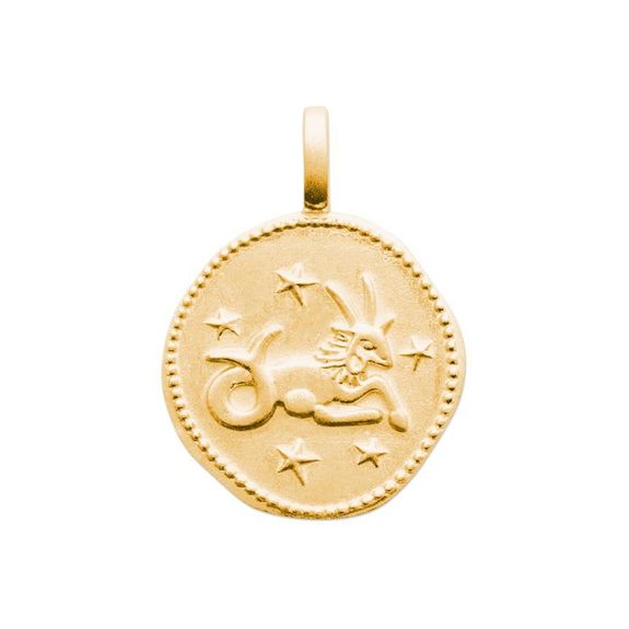 Pendentif collier en argent signe du zodiaque Capricorne - petit Pendentif collier en argent signe du zodiaque Capricorne - petit