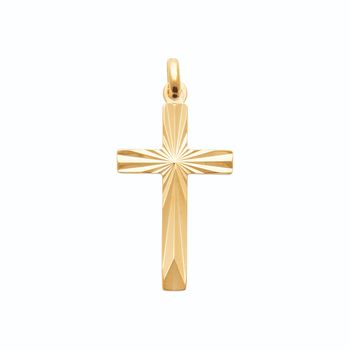 Pendentif croix relief