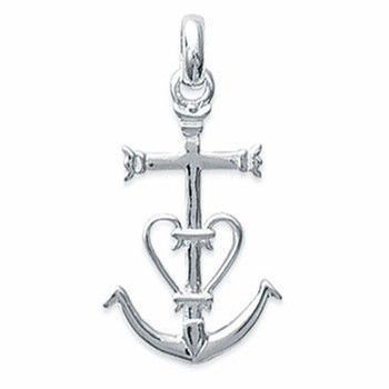 Pendentif croix camarguaise