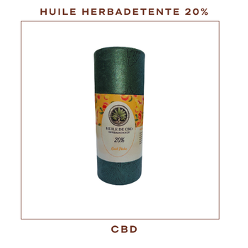 HUILE  HERBADETENTE 20% PÊCHE