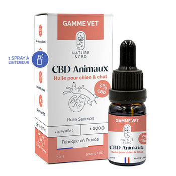 HUILE CBD ANIMAUX 5% – 500 MG