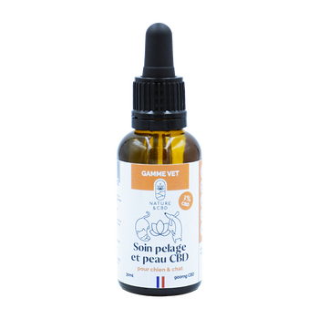 SOIN PELAGE ET PEAU 3% CBD ANIMAUX