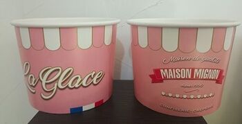 Pots à glaces personnalisables 230 ml