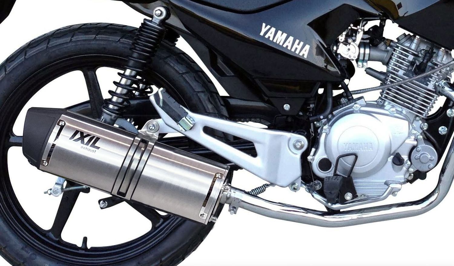 YBR125エキゾーストマフラー QUIET 耐熱ブラック ORM製 ヤマハ YBR125