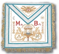 Tablier Grand Maître Adjoint G.L.D.F. Réf: GMGLA