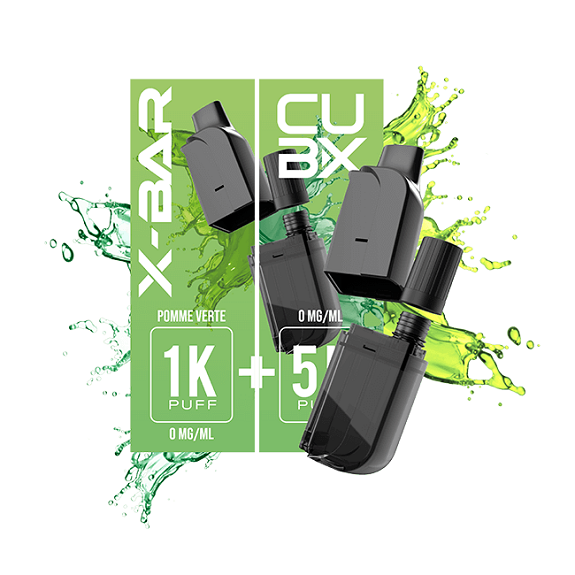 Pods X-BAR CUBX - Pomme Verte