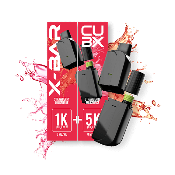 Pods X-BAR CUBX - Milkshake Fraise