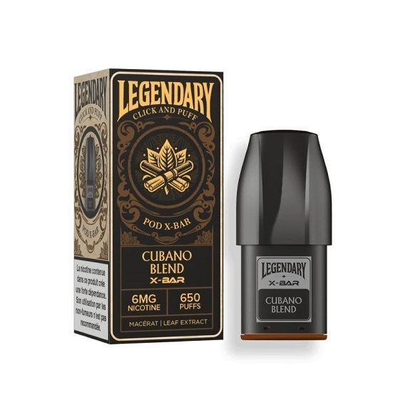 Pod X-BAR CLICK & PUFF - Cubano Blend