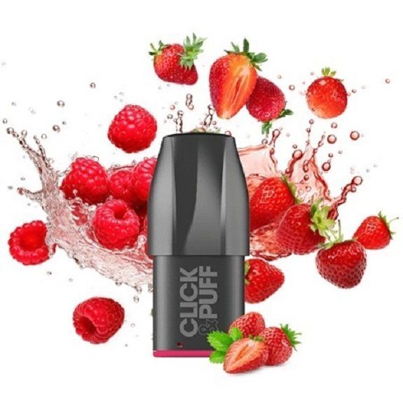 POD X-BAR CLICK & PUFF - Fraise Framboise