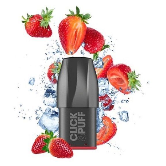POD X-BAR CLICK & PUFF - Fraise Glacée