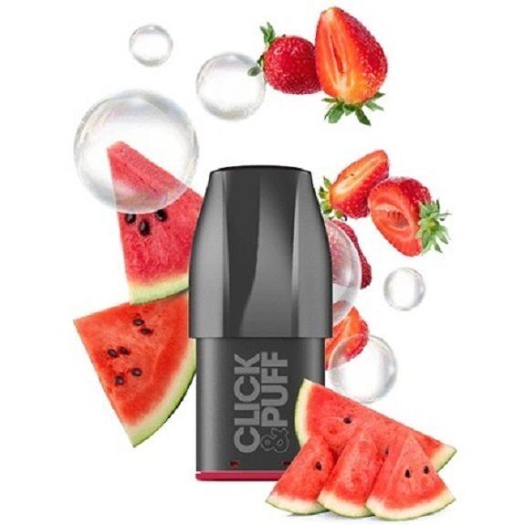 POD X-BAR CLICK & PUFF - Pastèque Fraise Bubble